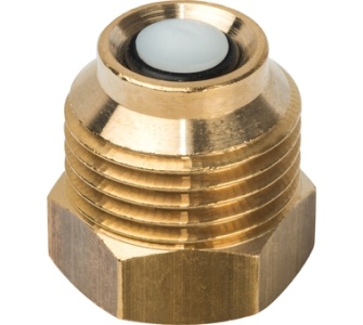 Термоманометр радиальный в комплекте с автоматическим запорным клапаном Корпус Ø 80 мм 0...4 бар, 0…