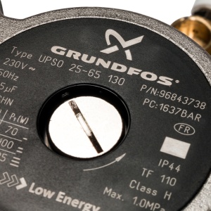 Насосно-смесительный узел с термостатическим клапаном и байпасом; Grundfos UPSO 25-65 130