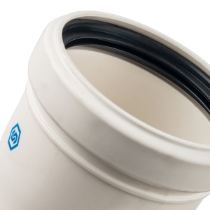 STOUT Элемент дымохода конденсац. угол 87° Ø80 м/п PP-FE