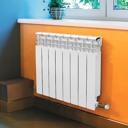Монтаж отопления в чакстном доме: установка секционных радиаторов
